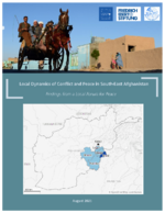 Local dynamics of conflict and peace in South-East Afghanistan
